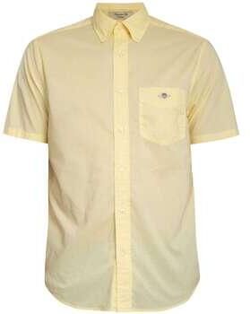 Gant Overhemd Korte Mouw Regular Classic Poplin overhemd met korte mouwen