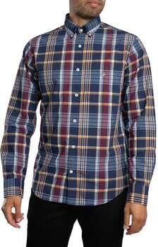 Gant Overhemd Lange Mouw Regular Classic Poplin Geruit Overhemd