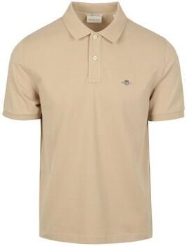Gant Polo Shirt Korte Mouw Polo piqué Shield