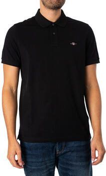 Gant Poloshirt REG SHIELD SS PIQUE POLO met logo en platte breikraag 100% katoen pique - Foto 12