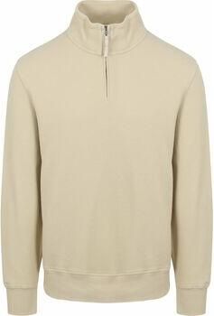 Gant Sweater Half Zip Trui Ecru