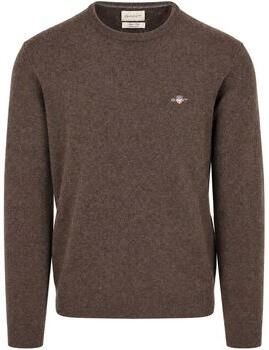 Gant Sweater Pullover Lamswol Bruin