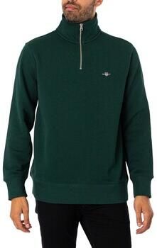 Gant Sweatshirt REG SHIELD HALF ZIP SWEAT met logoborduursel op borsthoogte - Foto 7