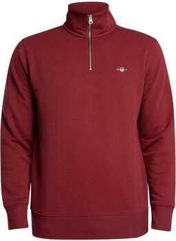 Gant Sweater Regular Shield-sweatshirt met halve rits