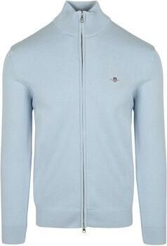 Gant Sweater Vest Lichtblauw