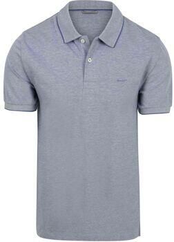 Gant T-shirt 2Tone Piqué Poloshirt Blauw