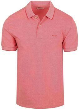 Gant T-shirt 2Tone Piqué Poloshirt Rood