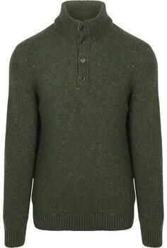 Gant Trui Mocker Pullover Wool Blend Donkergroen