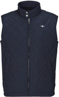 Gant Bodywarmer QUILTED WINDCHEATER VEST met wattering van gerecycled polyester