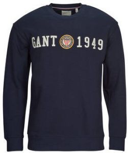 Gant Crest Sweater Blauw Heren
