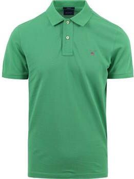 Gant T-shirt Polo Basic Mid Groen