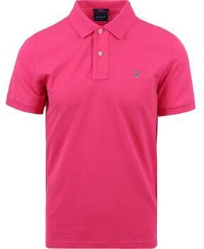 Gant T-shirt Polo Basic Roze