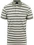 Gant Groene Multi Streep Korte Mouw Piqué T-Shirt Polo Green Heren - Thumbnail 1