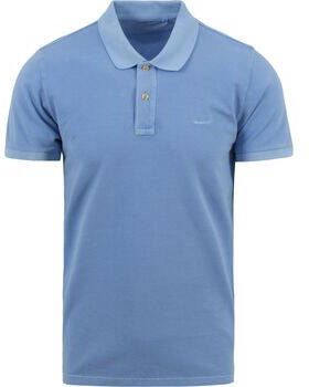 Gant T-shirt Polo Sunfaded Lichtblauw