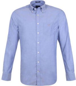 Gant Windjack Casual Overhemd Broadcloth Lichtblauw