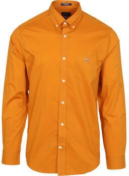 Gant Windjack Casual Overhemd Broadcloth Oranje