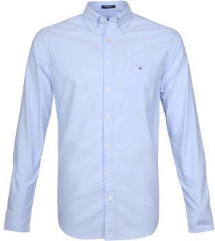 Gant Overhemd Lange Mouw Casual Overhemd Oxford Lichtblauw