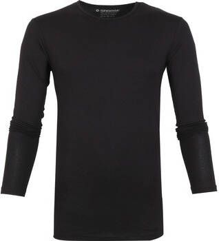 Garage T-shirt Basic Longsleeve T-Shirt Stretch Zwart