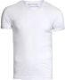 Garage T-shirt Stretch Basic Wit V-Hals - Thumbnail 3