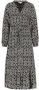Garcia blousejurk met all over print zwart ecru - Thumbnail 2
