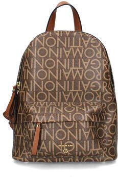 Gattinoni Stijlvolle Rugzak voor Dagelijks Gebruik Brown Dames