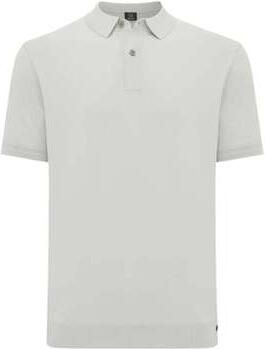 GENTI Heren Polo's & T-shirts Polo 2 Button Ss 1260 Lichtgrijs - Foto 5