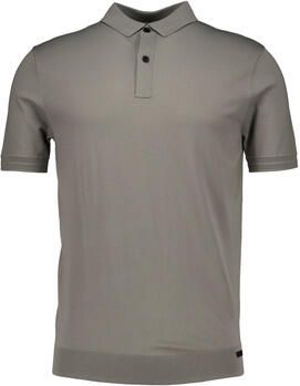 GENTI Heren Polo's & T-shirts Polo 2 Button Ss 1260 Grijs - Foto 5