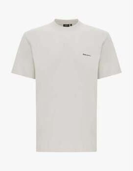GENTI Heren Polo's & T-shirts T-shirt Ss 1223 Ecru - Foto 5