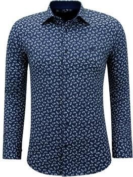 Gentile Bellini Overhemd Lange Mouw Katoenen Print