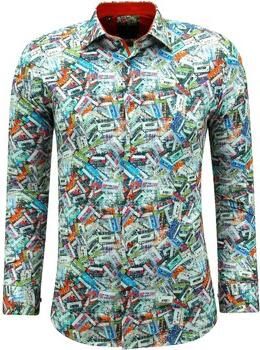 Gentile Bellini Overhemd Lange Mouw Kreukvrije Lange Mouwen Old School