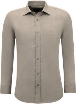 Gentile Bellini Overhemd Lange Mouw Lange Mouw Effen Oxford