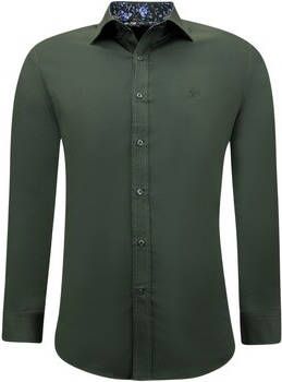 Gentile Bellini Overhemd Lange Mouw Formele Voor Blouse Stretch