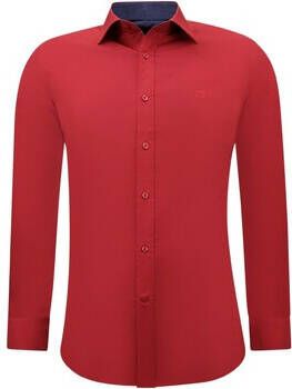 Gentile Bellini Overhemd Lange Mouw Zakelijke Katoenen Blouse Stretch