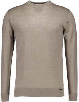 GENTILUOMO Heren Truien & Vesten Round Neck Ls Beige - Foto 5