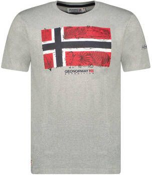 Geo Norway T-shirt Korte Mouw SW1239HGNO-BLENDED GREY