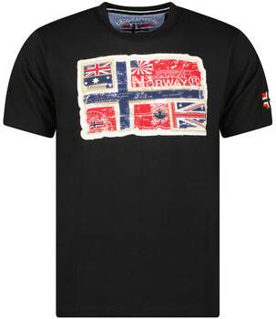 Geographical norway T-shirt Korte Mouw SW1245HGN-BLACK