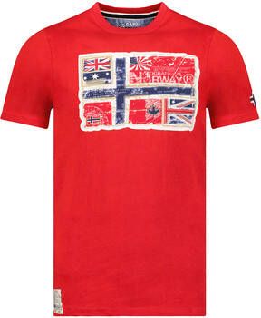Geographical norway T-shirt Korte Mouw SW1245HGN-RED