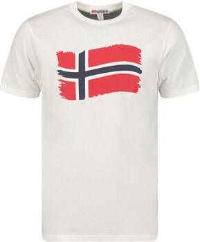 Geographical norway T-shirt Korte Mouw SX1078HGN-WHITE