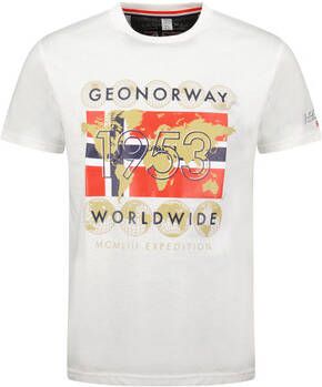 Geo Norway T-shirt Korte Mouw SX1283HGNO-WHITE