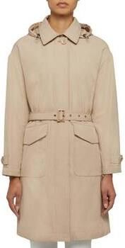 Geox Lange jas met strikceintuur model 'JELLY BEAN'