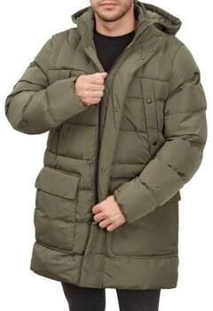 Geox Down Parka Jacket Green Heren