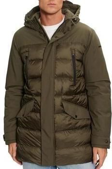 Geox Lang jack SAPIENZA in materiaalmix 4 zakken capuchon verborgen rits - Foto 6