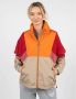 Geox Loszittende Jas met Verborgen Capuchon Rood Dames - Thumbnail 1
