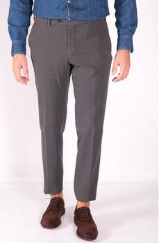 Germano Broek Pantaloni Tricochino Grigio Scuro