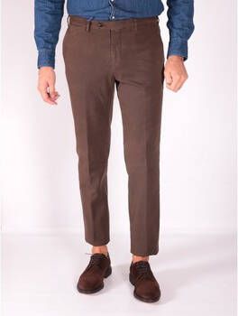 Germano Broek Pantaloni Tricochino Marrone