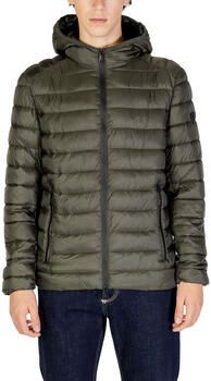 Gianni Lupo Groene jas met rits en capuchon Green Heren