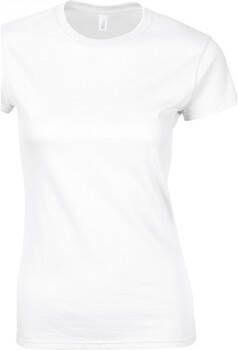 Gildan T-shirt Korte Mouw T-shirt col rond femme Softstyle