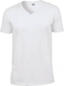 Gildan T-shirt Korte Mouw T-shirt col V Softstyle