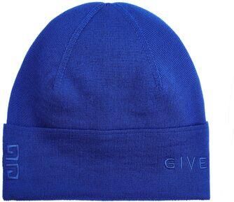 Givenchy Stijlvolle Wol Beanie voor Blauw