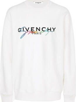 Givenchy Wit Classic Fit Sweatshirt White Heren